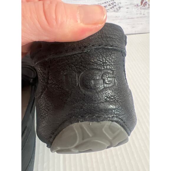 UGG Men's Chester Moccasin loafers Black Size 12 - Picture 4 of 11